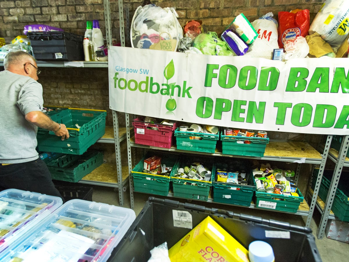Food bank donations and supplies
